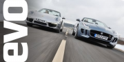 EVO сравнивает Jaguar F-Type с новым Porsche 911 Cabrio